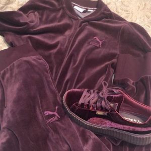 Puma tracksuit velour
